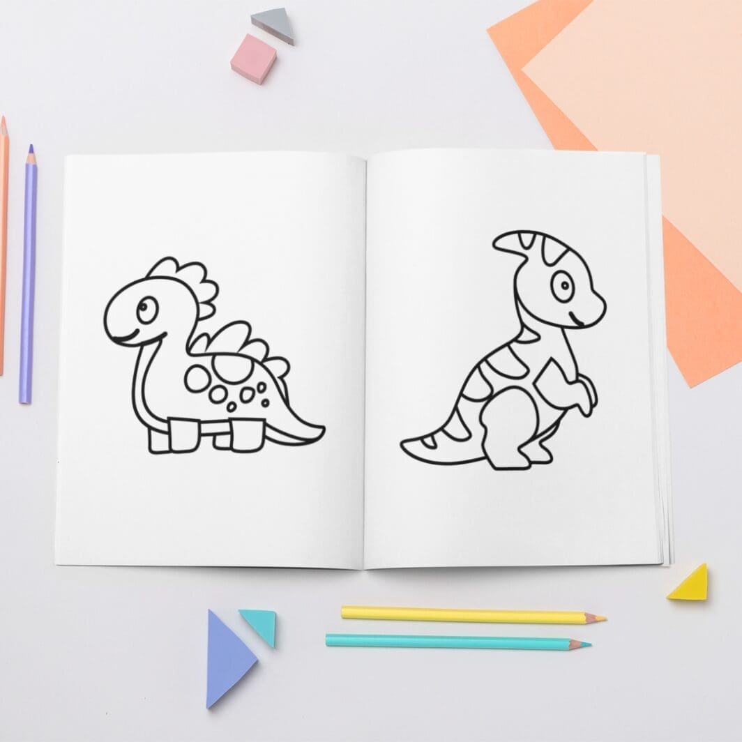 Dinosaurs Coloring Book - Image 6