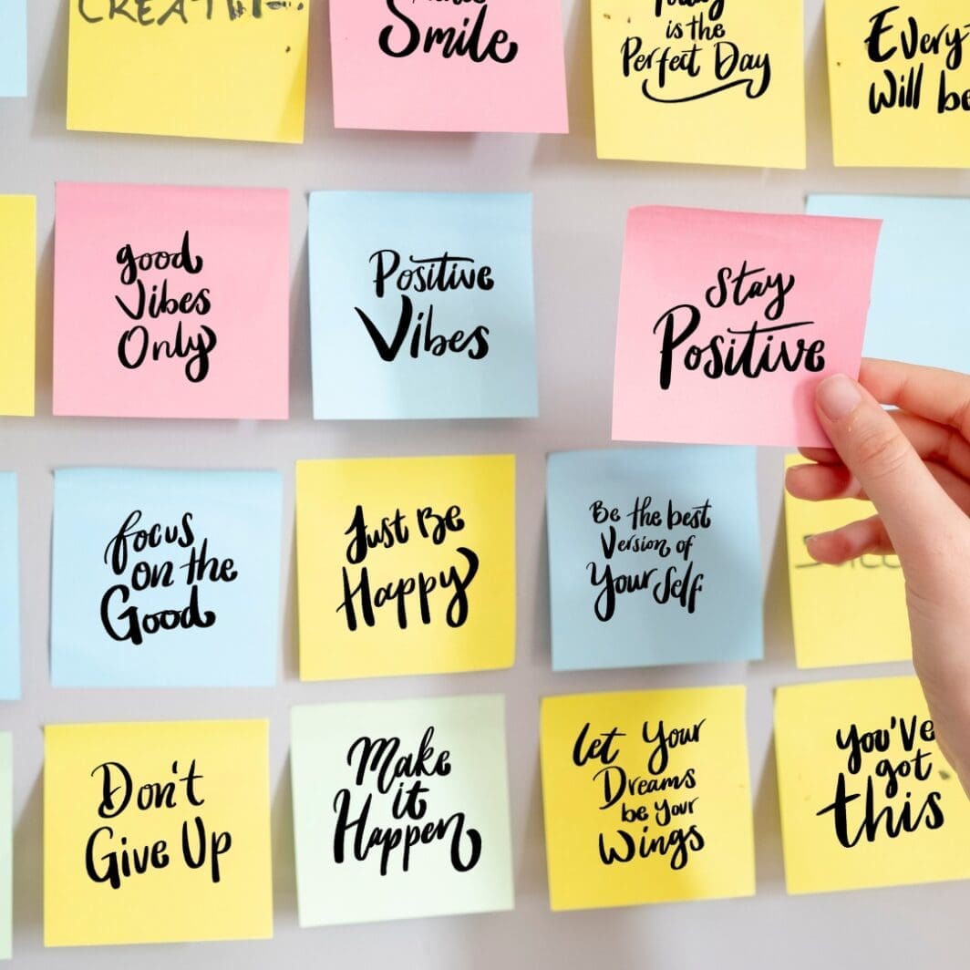 Quotes on Sticky Notes