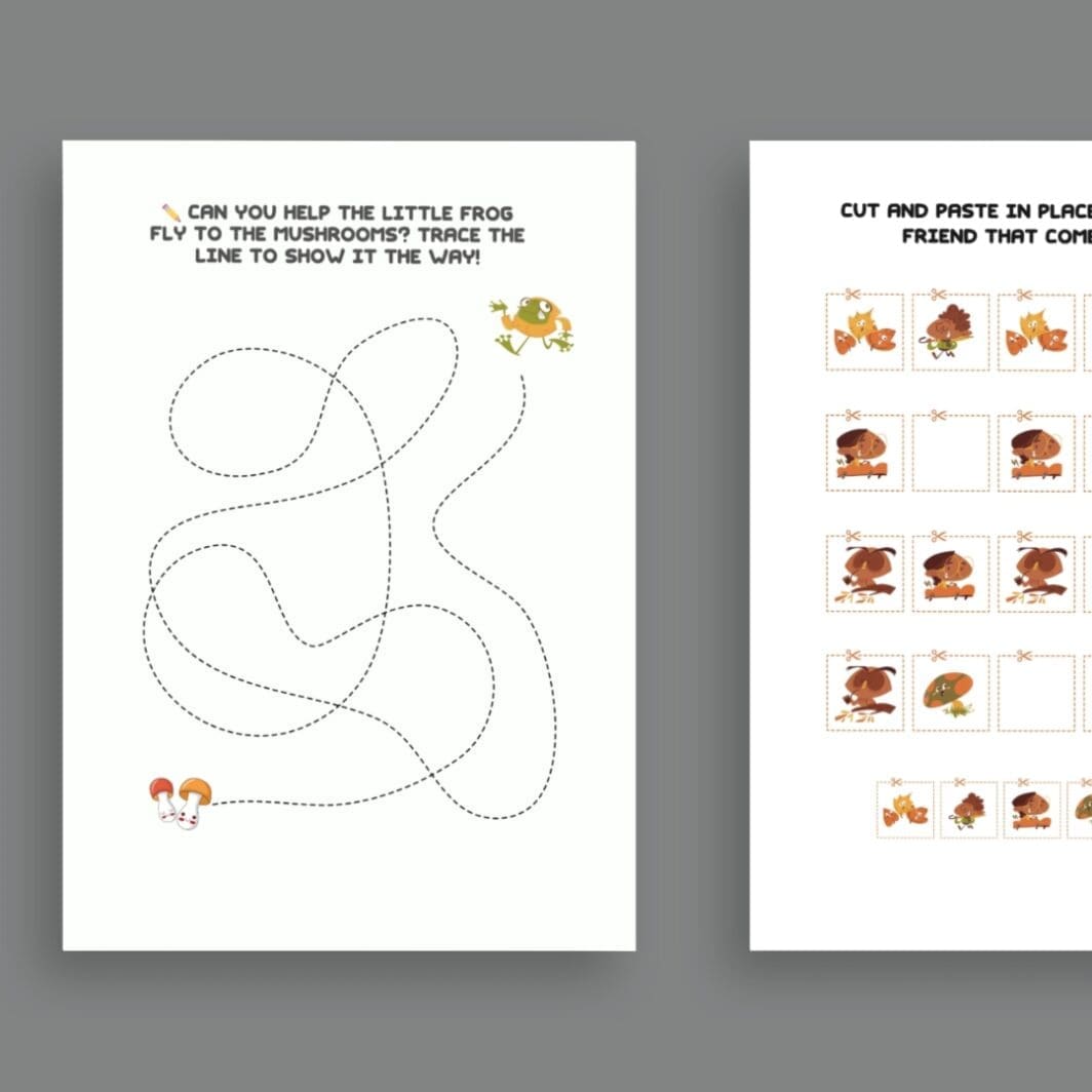 Autumn Friends Activity Sheets - Image 3