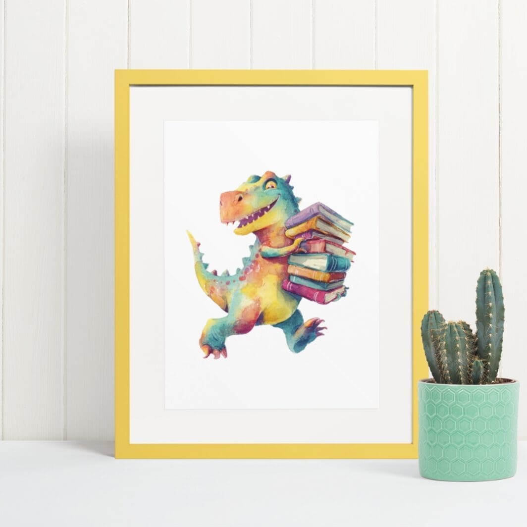 Book Dinosaur Stickers Collection – digital and printable dinosaur stickers for planners, journals, scrapbooking, and kids crafts – instant download from Sharekknaonline.co