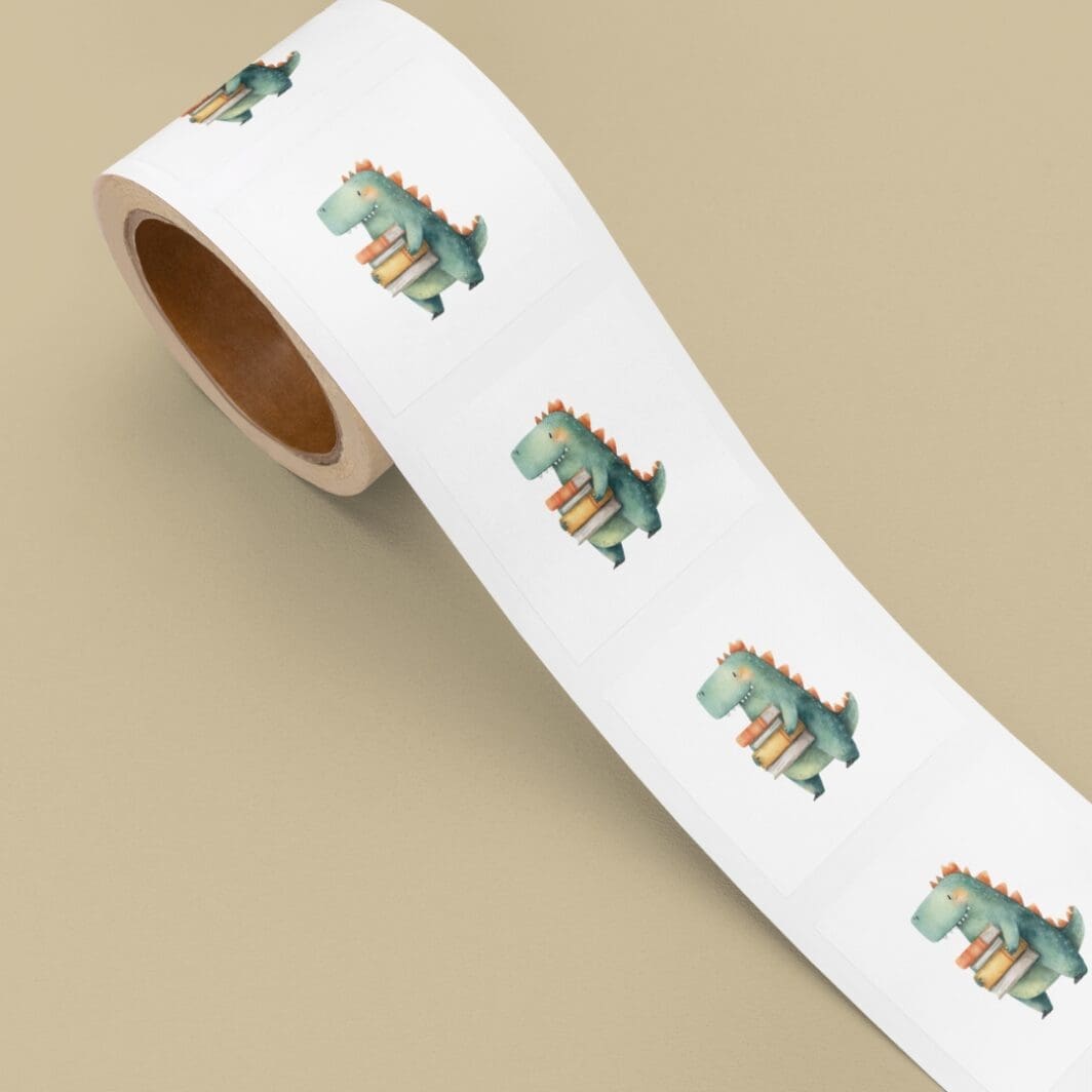 Book Dinosaur Stickers - Image 3