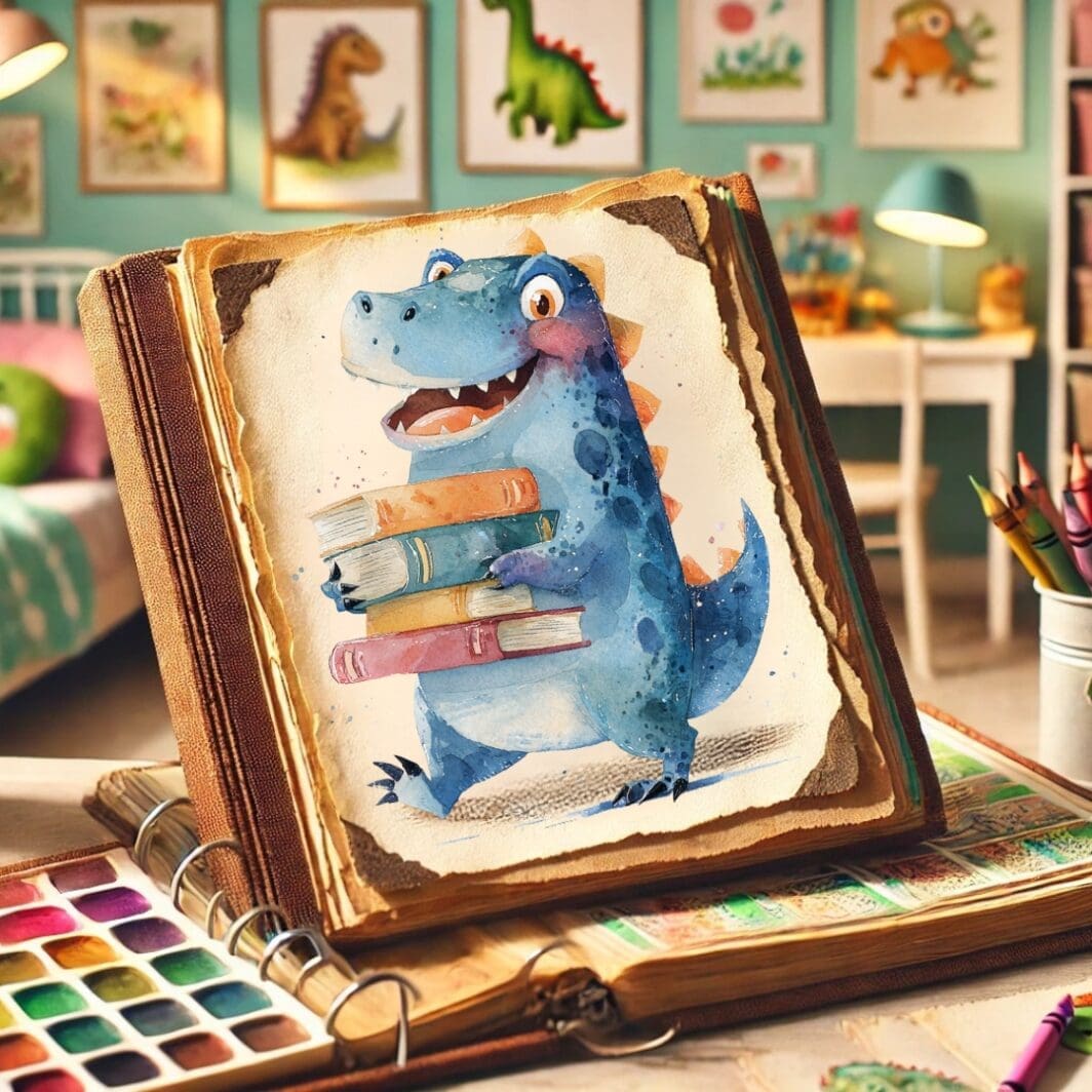 Book Dinosaur Stickers Collection – digital and printable dinosaur stickers for planners, journals, scrapbooking, and kids crafts – instant download from Sharekknaonline.co