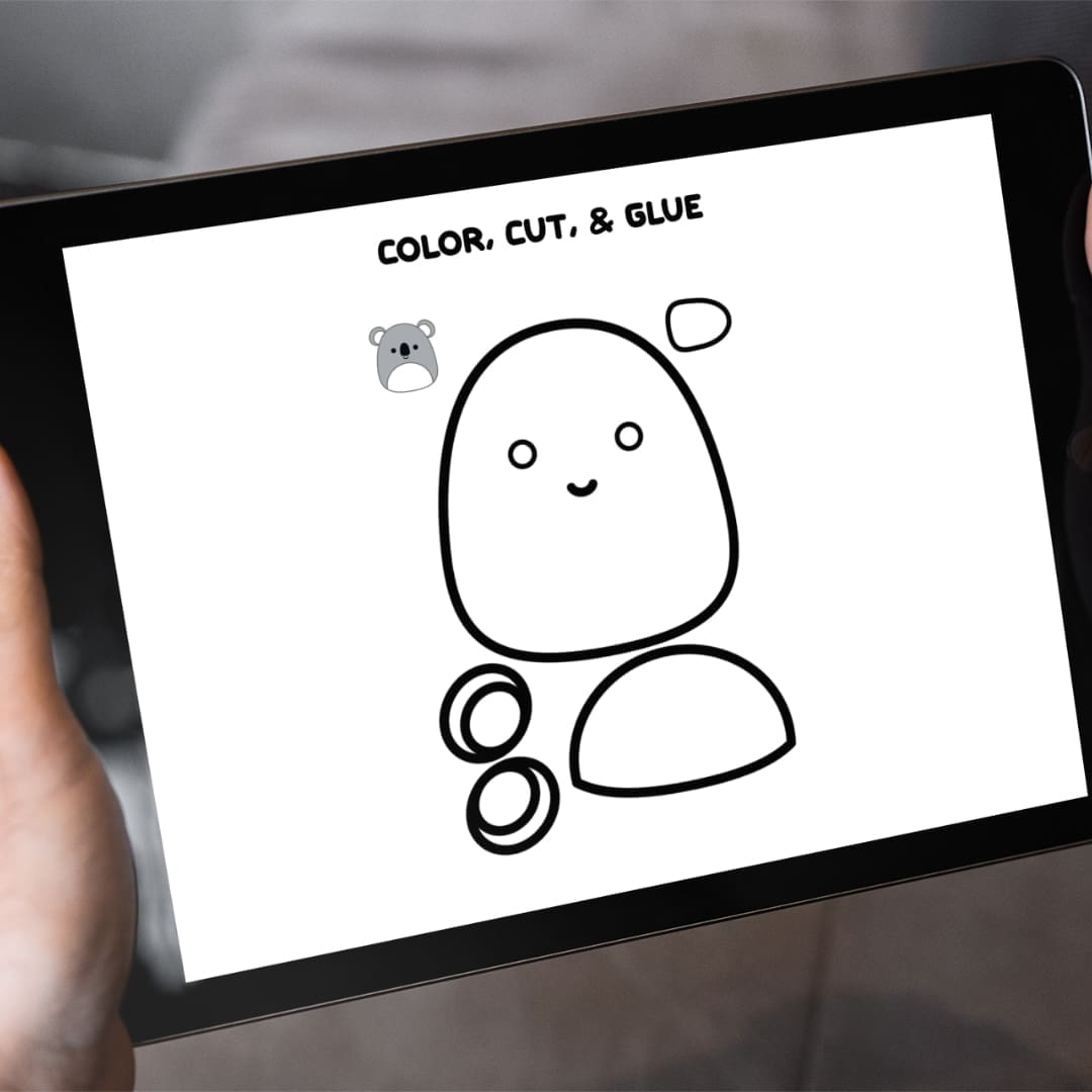 Color Cut Glue Koala - Image 2