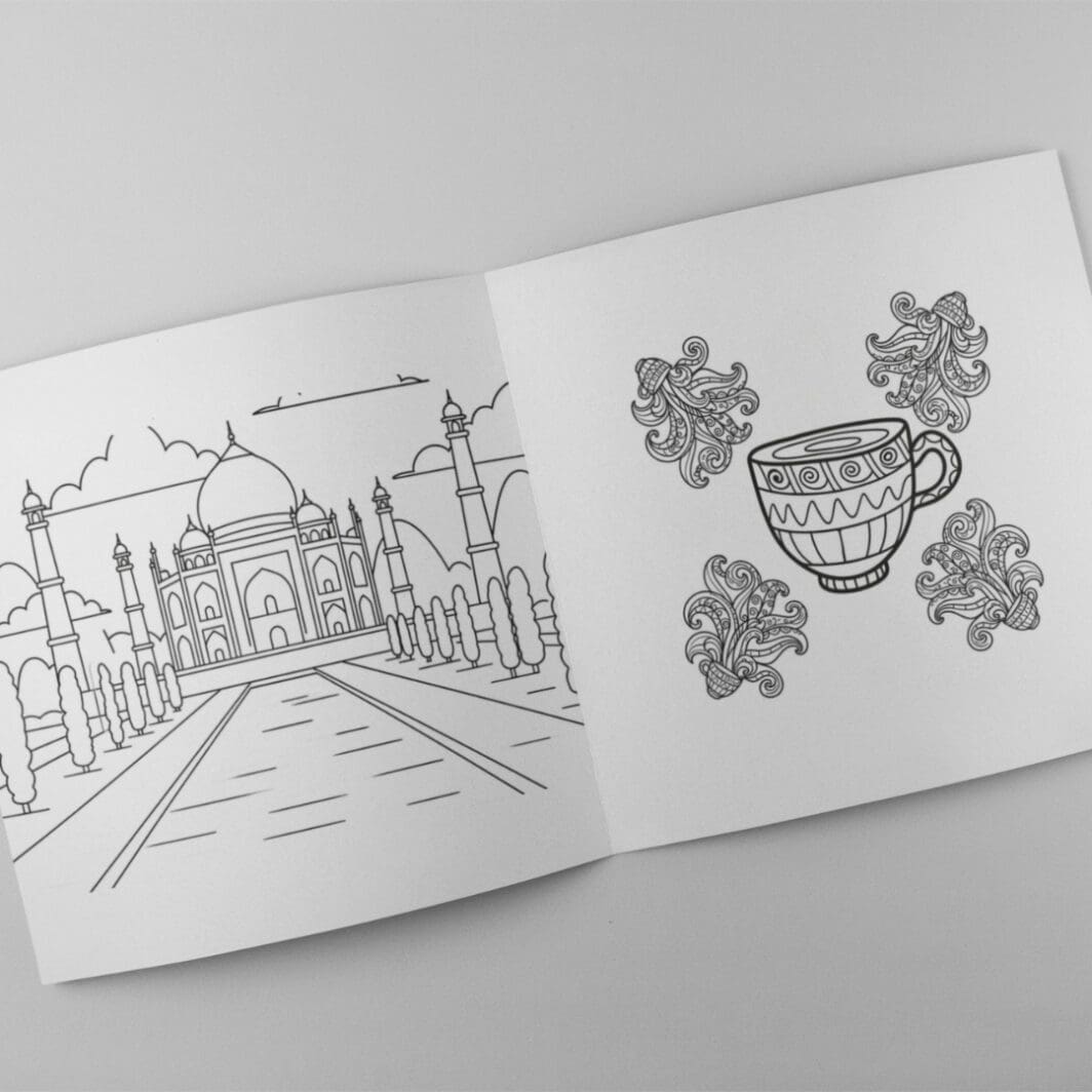 Discover India Coloring Book - Image 2
