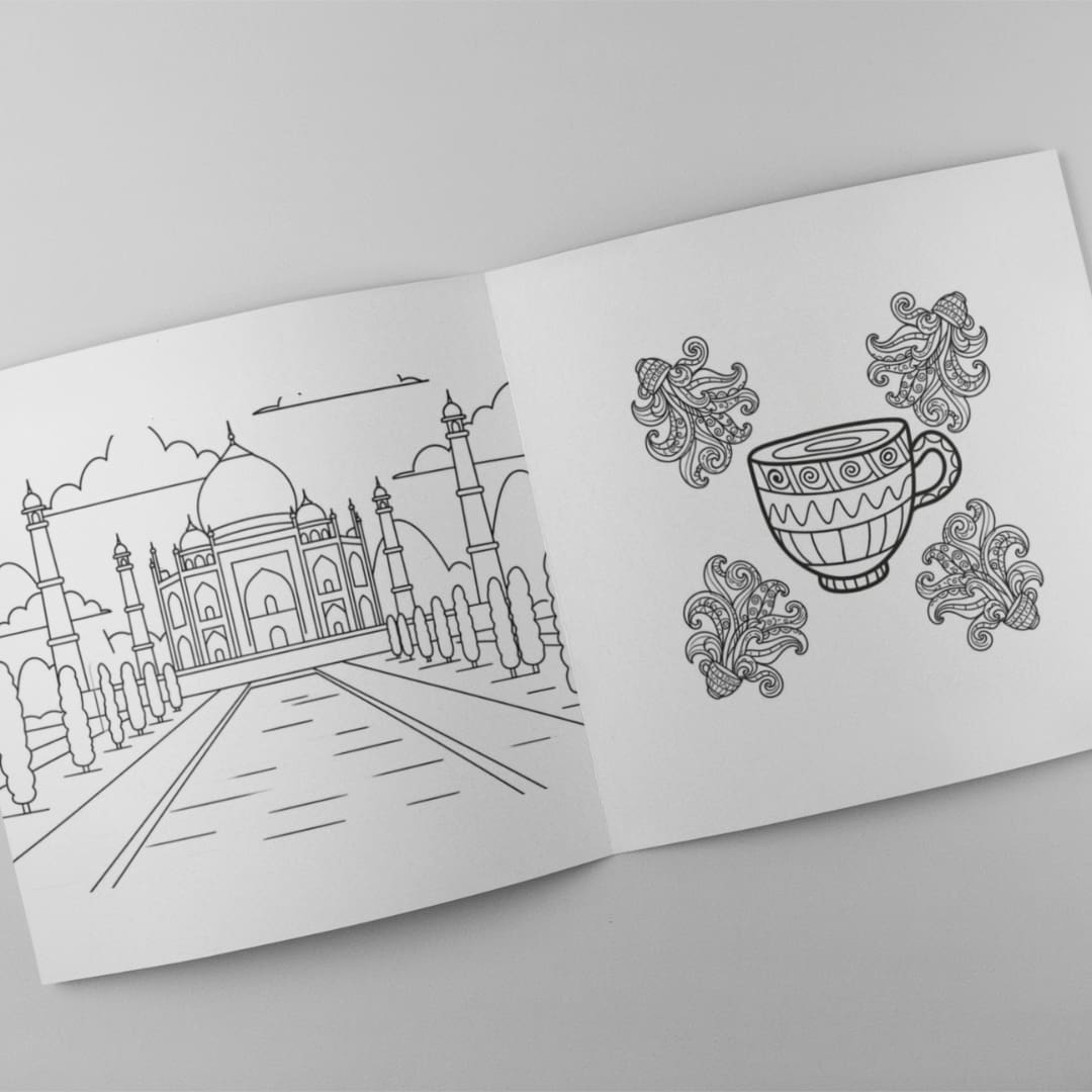 Discover India Coloring Book - Image 2