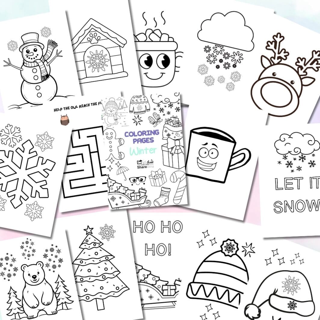 Winter Coloring Book - Image 3