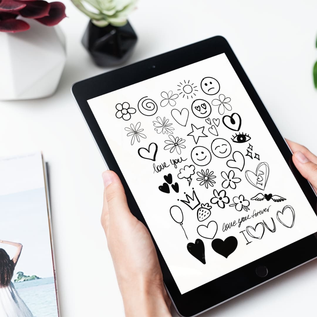 Black Doodle Clipart - Image 5