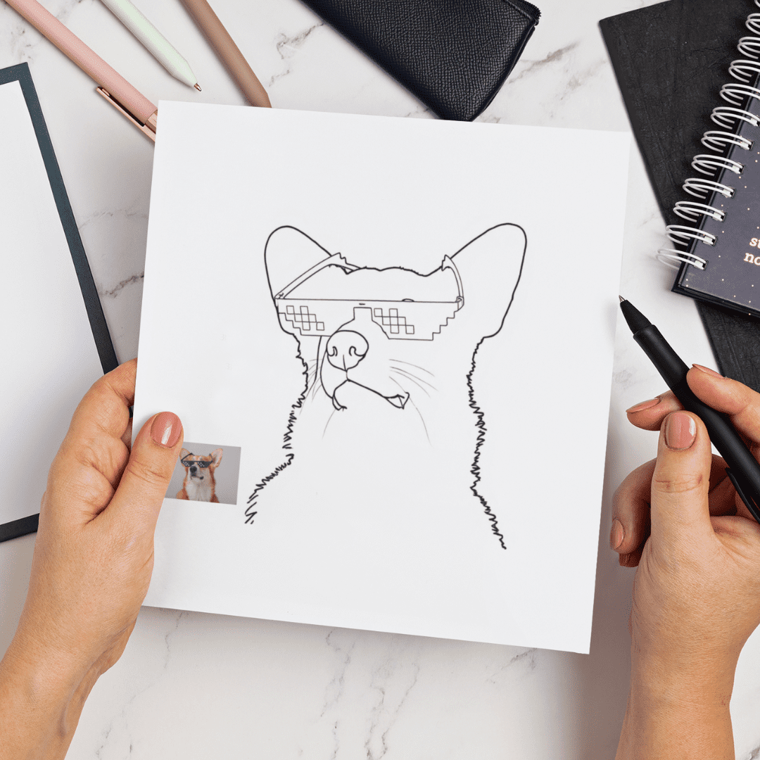 Dog Meme Photo Coloring - Image 2