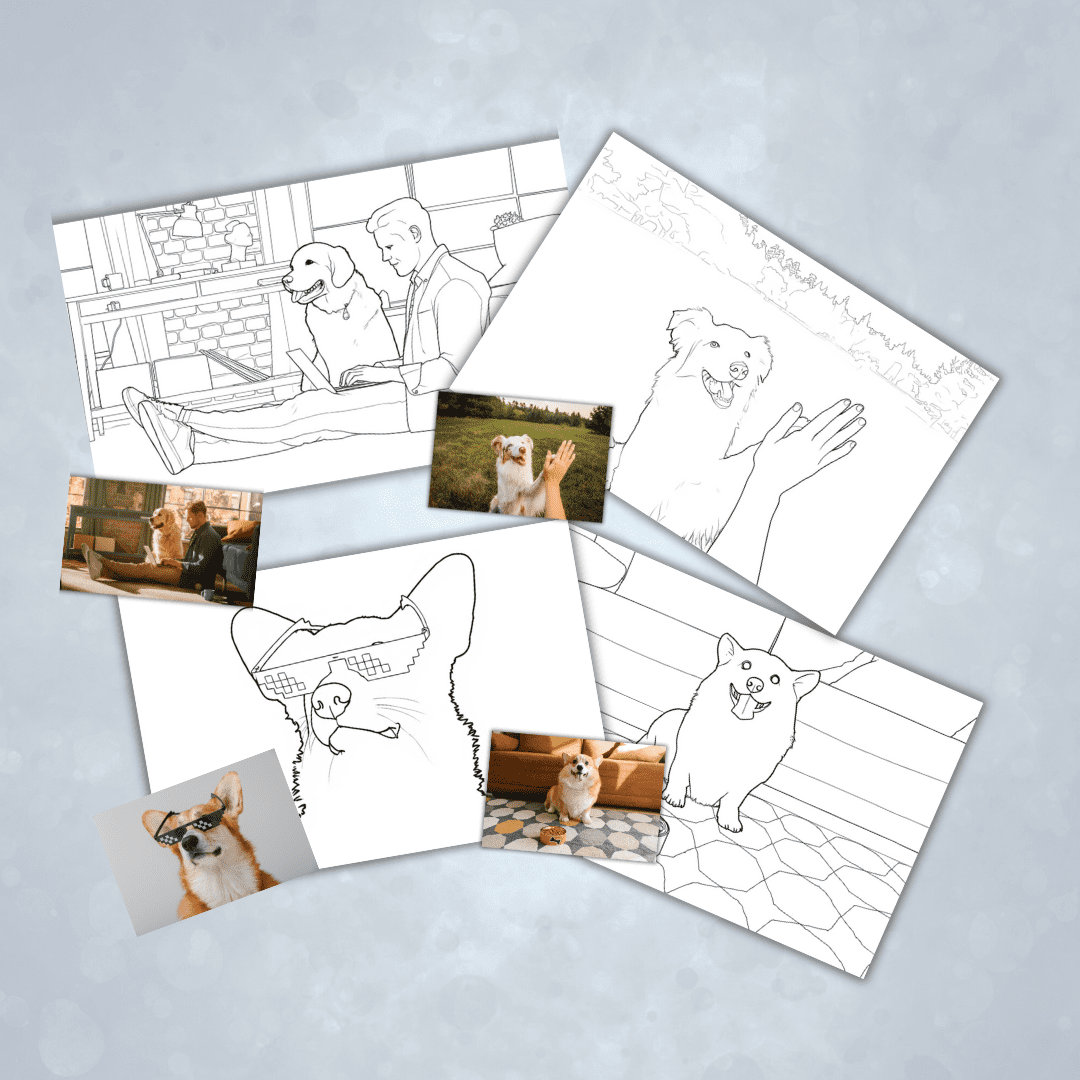 Dog Meme Photo Coloring - Image 3