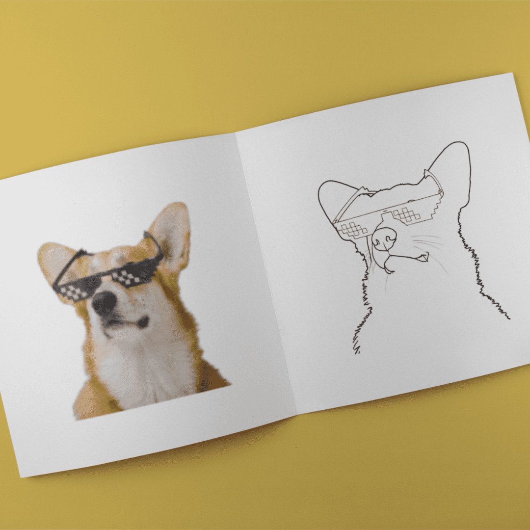 Dog Meme Photo Coloring