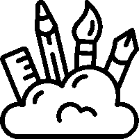 creativity create with purpose icon