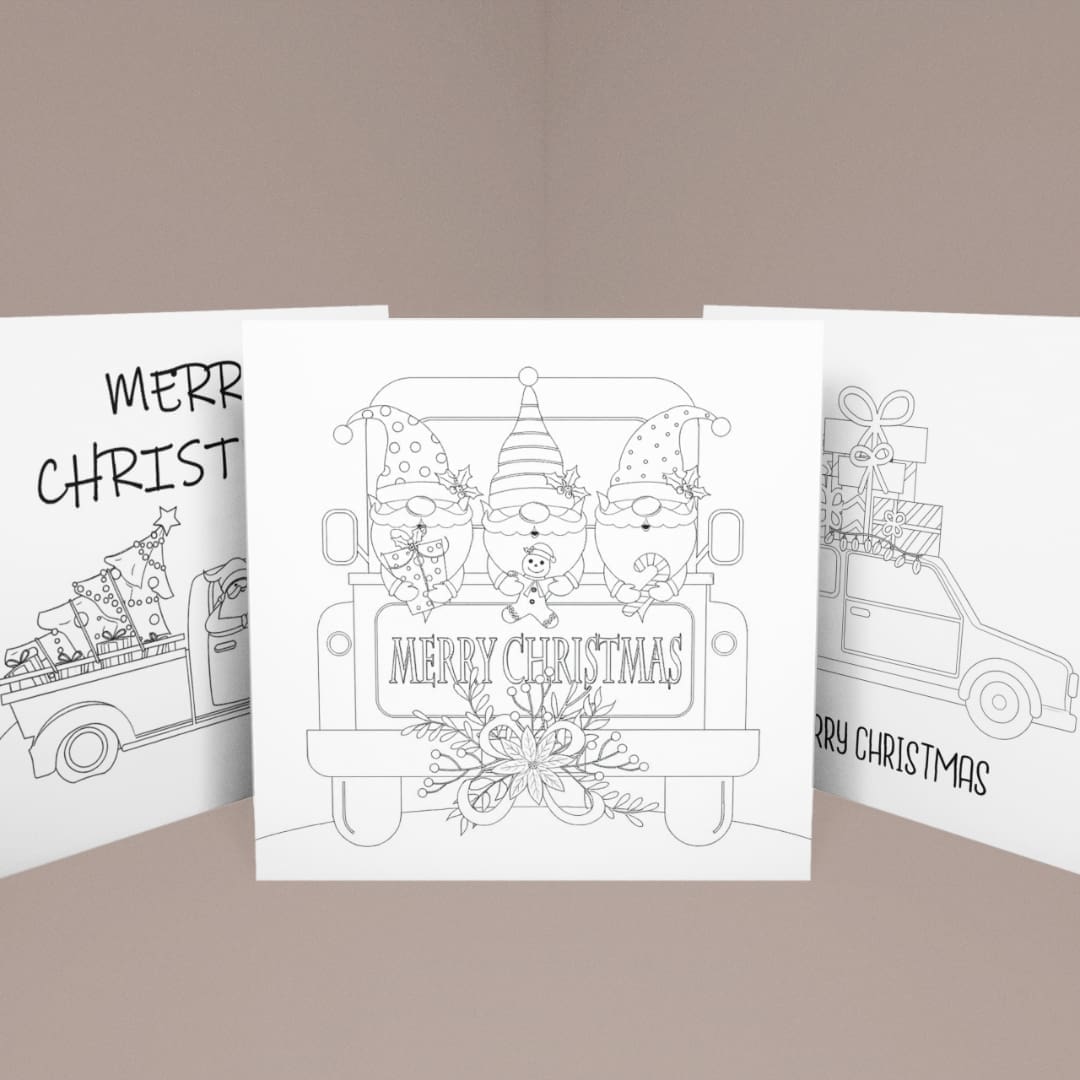 Happy Christmas Coloring Pages - Image 3