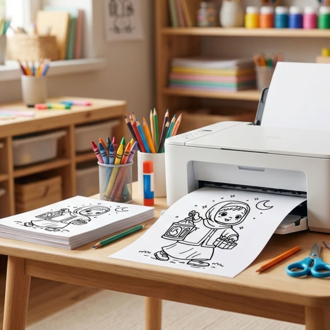 Ramadan Kids Coloring Pages - Image 3