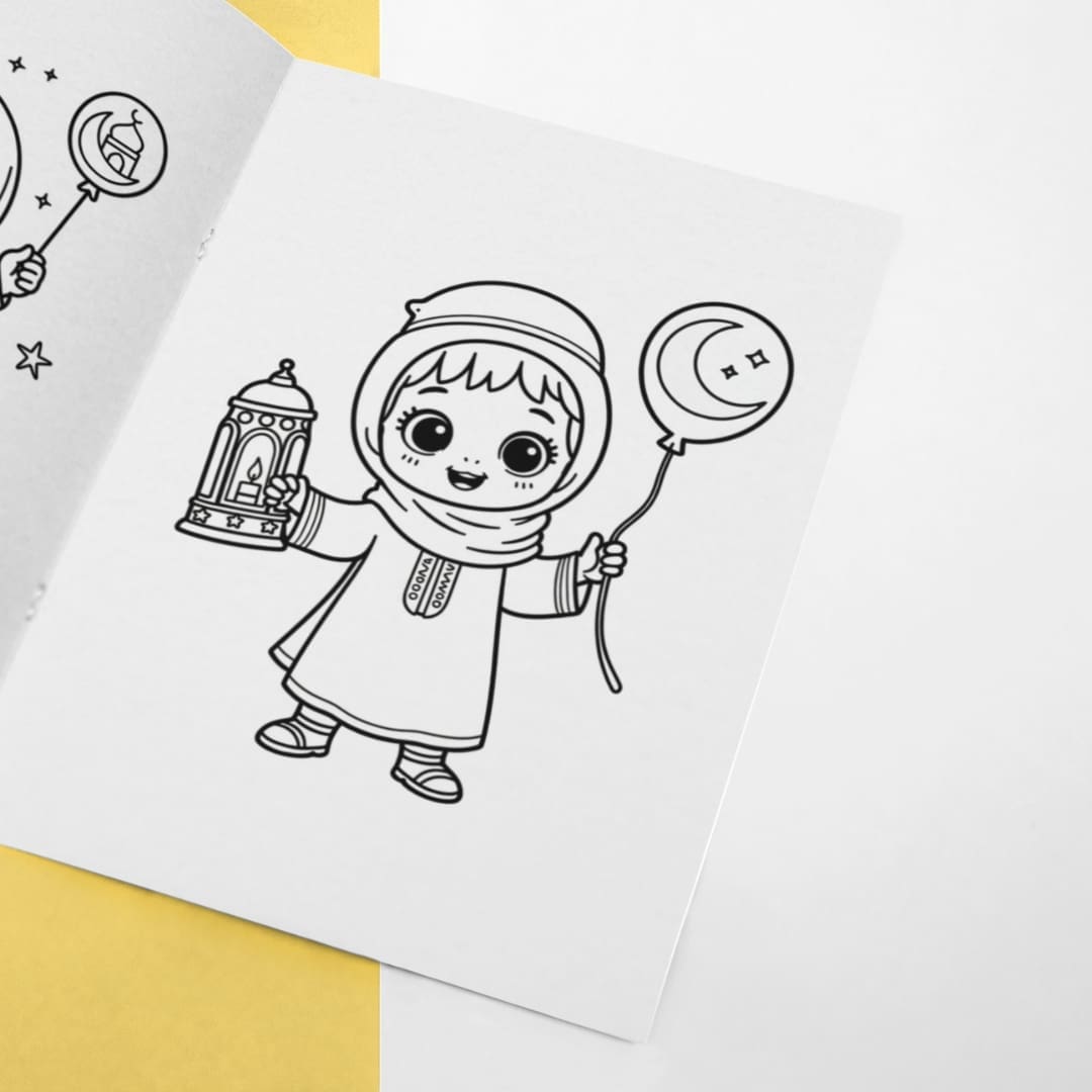 Ramadan Kids Coloring Pages - Image 4