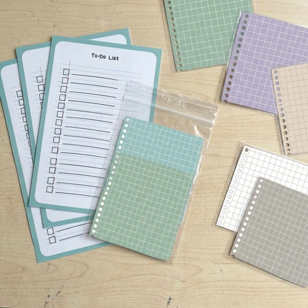 Soft Studio To-Do List printable in pastel design featuring task checklist, priorities section, and notes area in a clean minimal A4 layout.