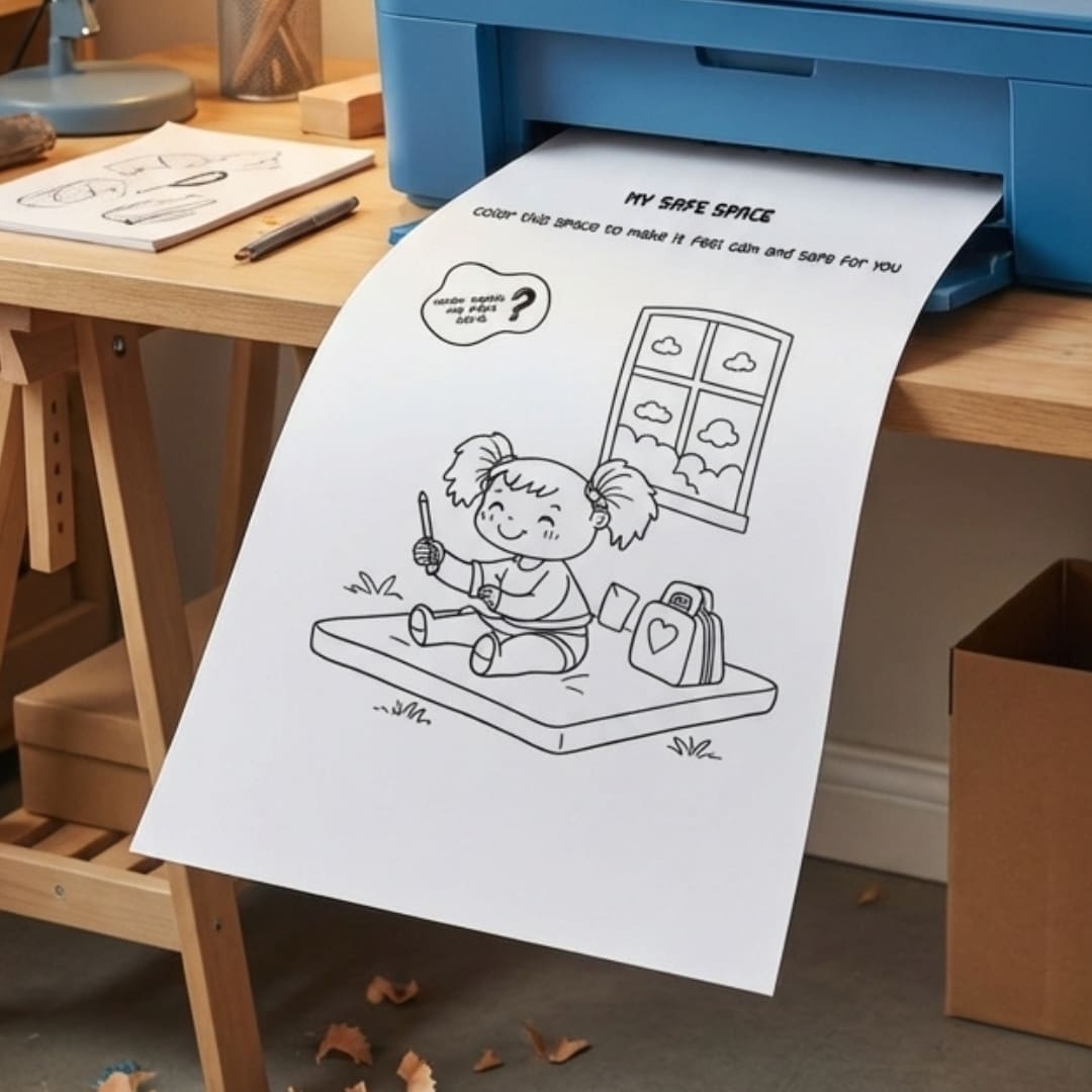 My Safe Place Coloring Pages - Image 3