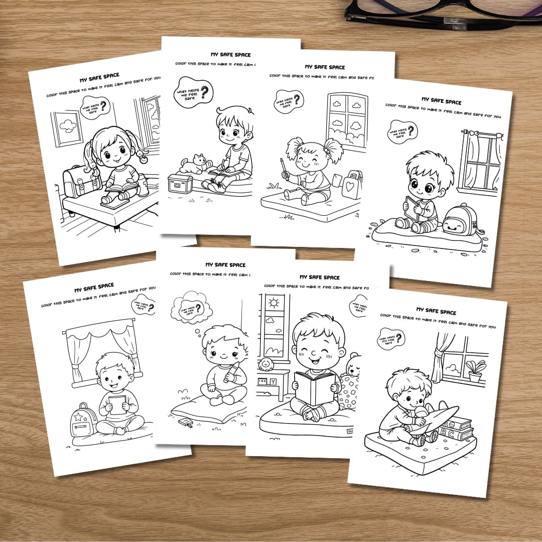 My Safe Place Coloring Pages - Image 4