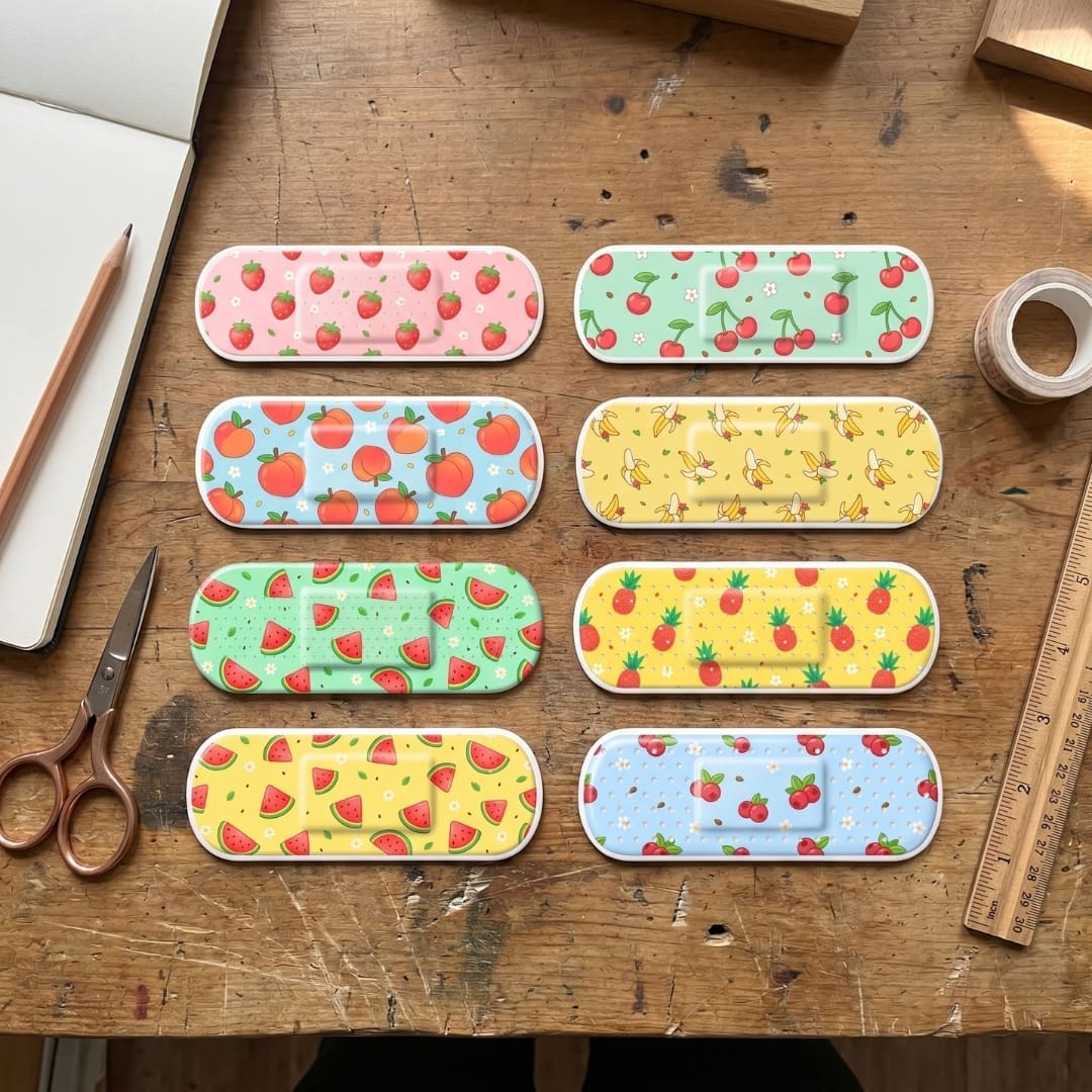 Bandage Fruits Stickers - Image 3