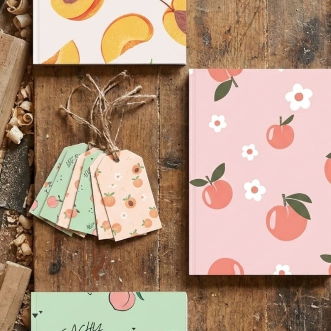 Peach Notebook Covers - Image 3