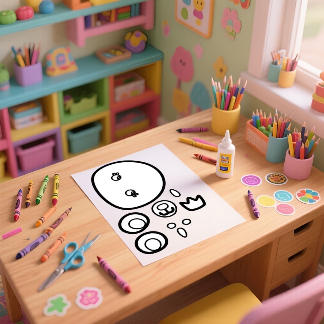 Color Cut Glue Queen Bear - Image 3